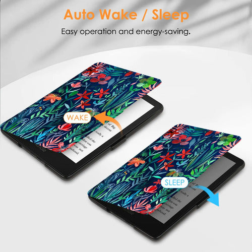 Funda Ultra-delgada Para Kindle Paperwhite 6.8'' 11a Gen Noche De La Selva
