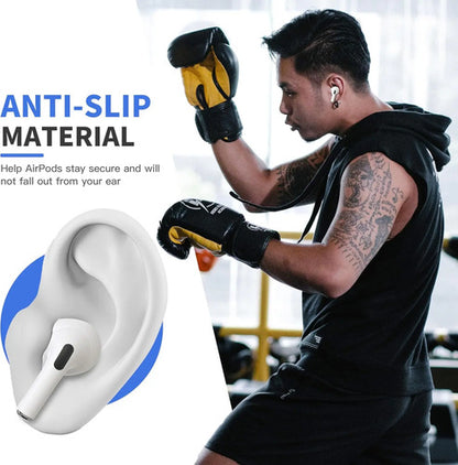 Funda Para AirPods 4 Silicona 2 Pares (blanco) Blanco