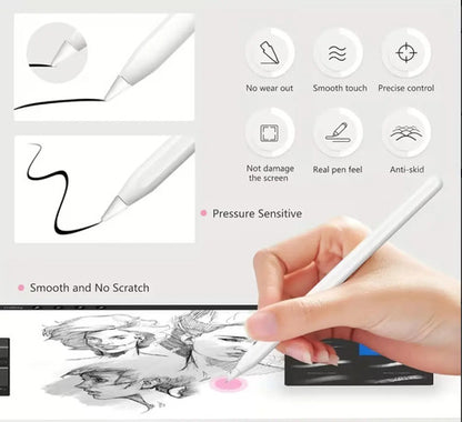 Pack De 6 Puntas De Repuesto Para Apple Pencil 1ra/2da Gen