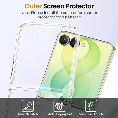 Funda Transparente Para Samsung Z Flip 8 Transparente