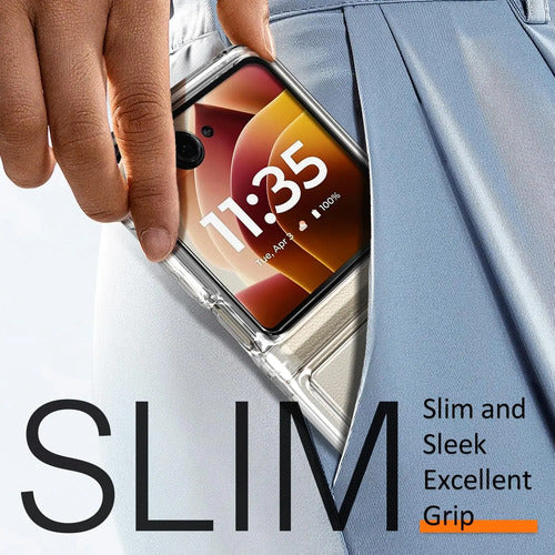 Funda Magnética Para Motorola Razr Ultra 2025, Transparente Transparente