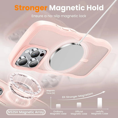 Funda Para iPhone 16 Pro Con Correa Rosa Lisa