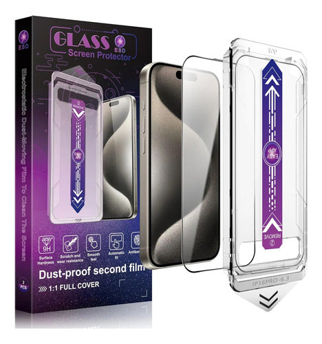 Protector De Pantalla Vidrio Templado Para iPhone 17&16 Pro