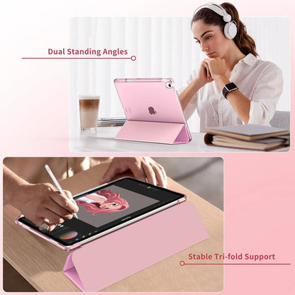 Funda Para iPad Air M4 13 Pulgadas Con Soporte Para Lápiz Rosa
