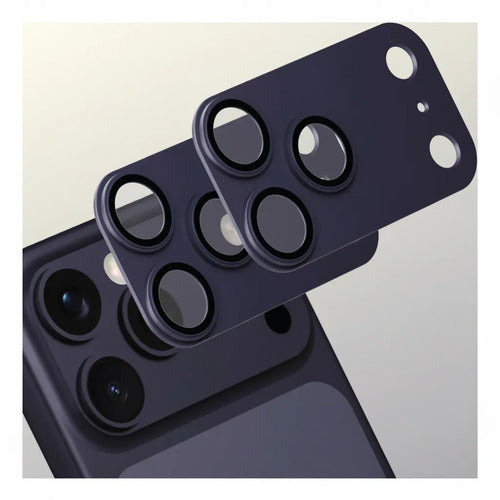 Protector De Camara Para iPhone 17 Pro Azul Oscuro