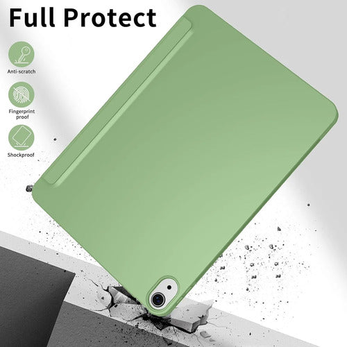 Funda Para iPad A16 10 (10.9 ) Y 11 Gen (2022-2025) Verde Claro