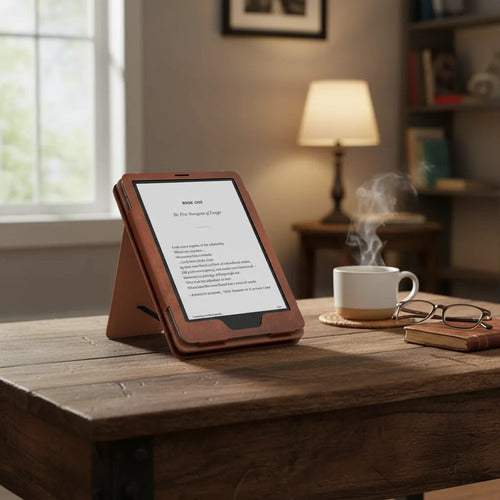 Funda Para Kindle De 6 Pulagadas De 11 Gen 2022-2024 Marrón Oscuro