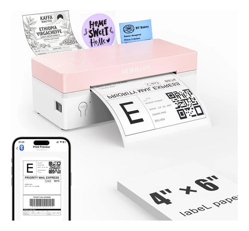 Impresora Térmica De Etiquetas Bluetooth Rongta 4x6