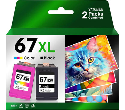 Combo Pack Cartuchos De Tinta 67xl Negro/color Para Hp