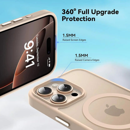 Funda Magnética Para iPhone 16 Pro Dorado Oscuro