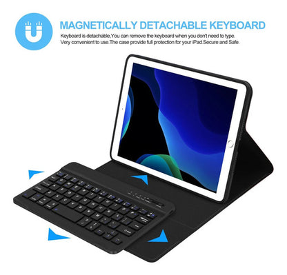Funda Con Teclado Boriyuan Para iPad Mini Bluetooth Negro