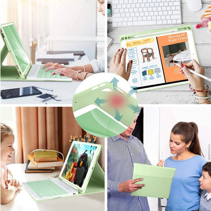 Funda Con Teclado Para iPad De 9a Generacion. Verde