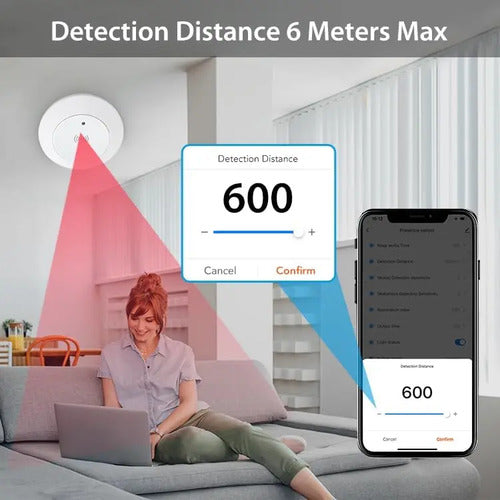 Sensor De Presencia Humana Con Interruptor De Luz