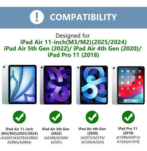 Funda Con Teclado Para iPad Air 11'' 2025/2024