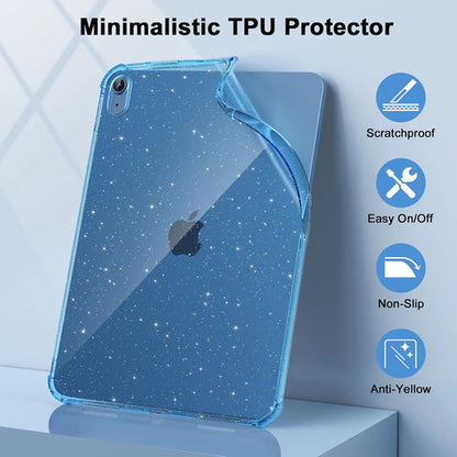 Funda Transparente Para iPad 11th/10th Gen 2025 Azul
