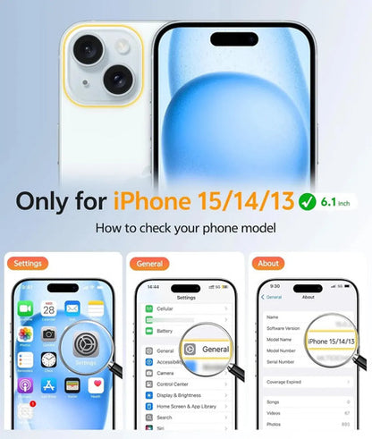 Funda Para iPhone 15 Azul Claro