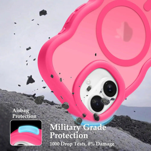 Funda Nzenguer Para iPhone Con Correa Rosa Chicle
