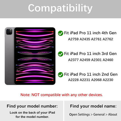 Funda Para iPad Pro 11  4ta/3ra/2da Gen Verde Oscuro
