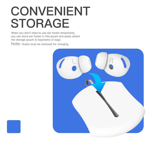 Funda Para AirPods 4 Silicona 2 Pares (blanco) Blanco