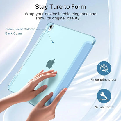 Funda Moko Para iPad Air Con Soporte Para Lápiz Azul Claro
