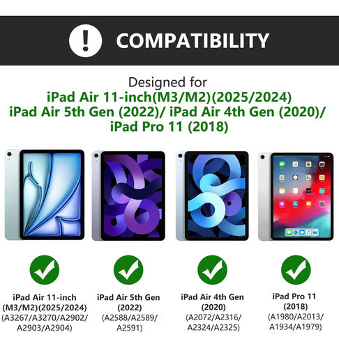 Funda Con Teclado Para iPad Air 11'' 2025/2024