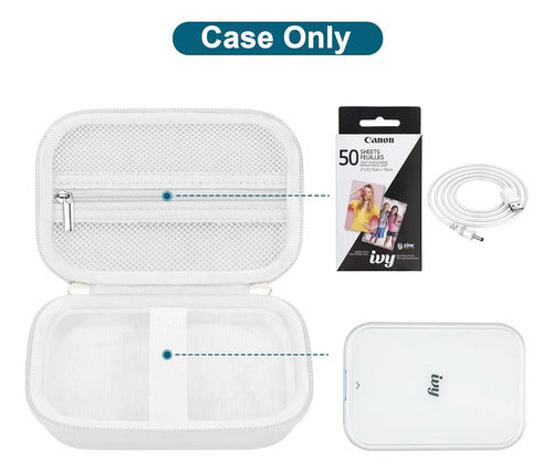 Estuche Funda Para Impresora De Fotos Canon Ivy 2 Blanco