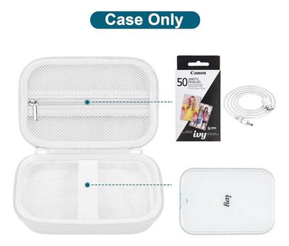 Estuche Funda Para Impresora De Fotos Canon Ivy 2 Blanco