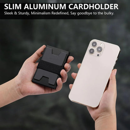 Billetera Para Hombre Con Bloqueo Negro