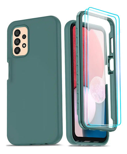 Funda Samsung Galaxy A13 Con Dos Protectores De Pantalla