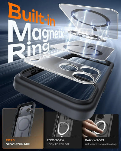 Funda Para iPhone 17 Pro, Compatible Con Magsafe Negro