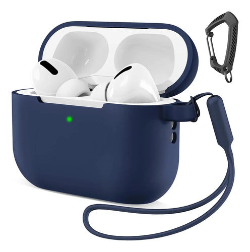 Funda Para AirPods Pro 3 Con Llavero Y Correa