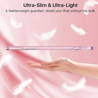 Funda Para iPad Air M4 13 Pulgadas Con Soporte Para Lápiz Rosa