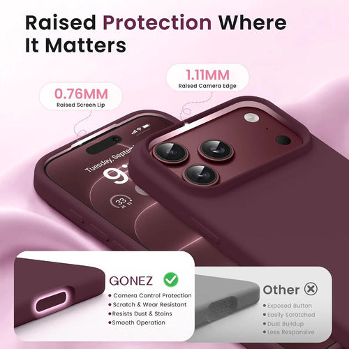 Funda Para iPhone 18 Pro Max Bordó