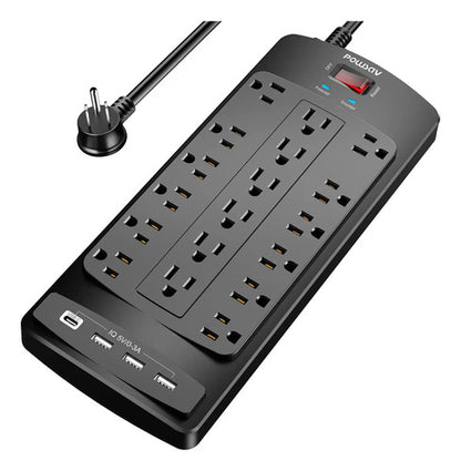 Regleta Inteligente 18 Tomas Y 4 Usb
