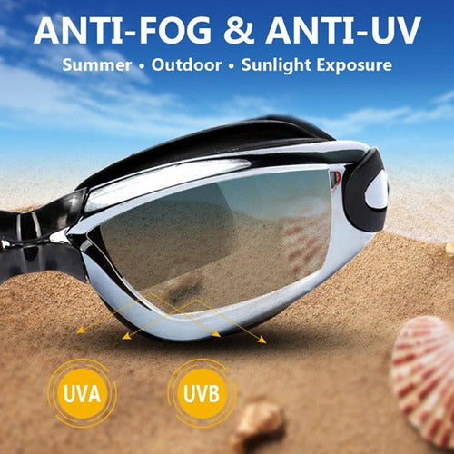 Lentes De Natación Profesionales Allpaipai Multicolor