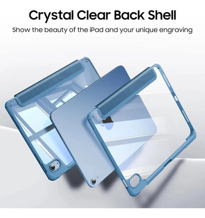 Funda Híbrida Delgada Para iPad Azul