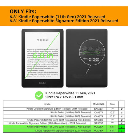 Funda Para Kindle Paperwhite 6.8 Pulgadas Azul