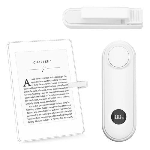 Girador De Páginas Con Control Remoto Para Kindle Paperwhite Blanco