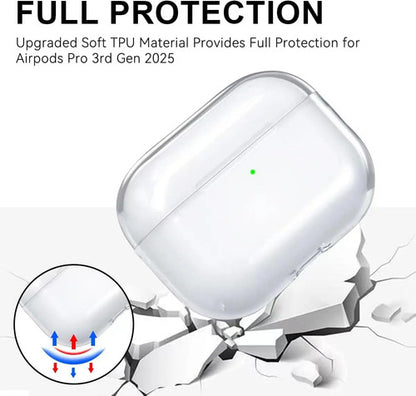 Funda Transparente Para AirPods Pro 3ra Generación Transparente