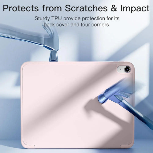 Funda Akkerds Para iPad A16 De 11a Gen Y iPad 10.9  2022 Rosa