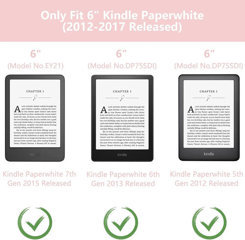 Funda Morock Para Kindle Paperwhite Rosa