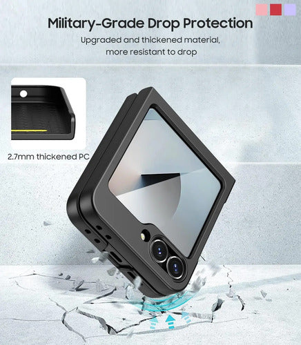Funda Para Samsung Galaxy Z Flip 6/7 Fe Negro