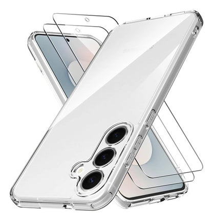Funda Para Galaxy S25 Fe + 2 Protectores De Pantalla Transparente