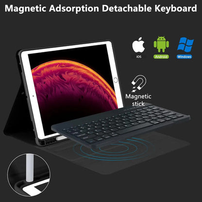 Funda Con Teclado Para iPad De 9a Generacion. Negro