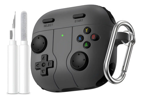Estuche Getino Para AirPods 4 Con Kit De Limpieza, Negro Negro