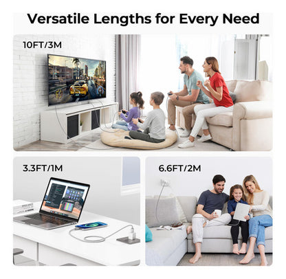 Cables Usb-c De Alta Velocidad Pack De 2 Plateado