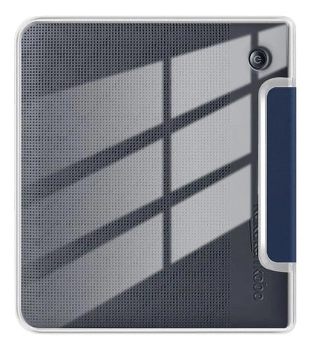 Funda Para Kobo Libra Color 7 Pulgadas Azul Marino Lisa