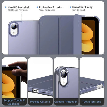 Funda Para iPad Mini 7 (a17 Pro) 2024 Y iPad Mini 6 Gris