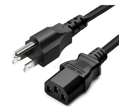 Cable De Corriente Universal Negro 4.9 Pies | 125v 10a Color