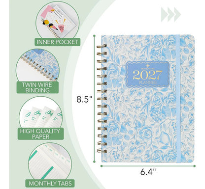 Agenda Mr. Pen 2027 Azul/floral 2027